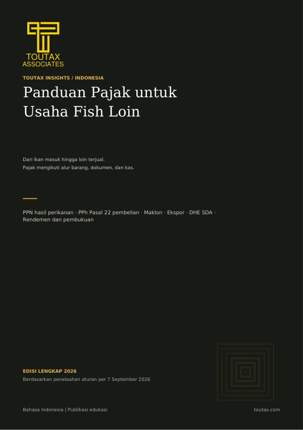 Sampul Panduan Pajak untuk Usaha Fish Loin